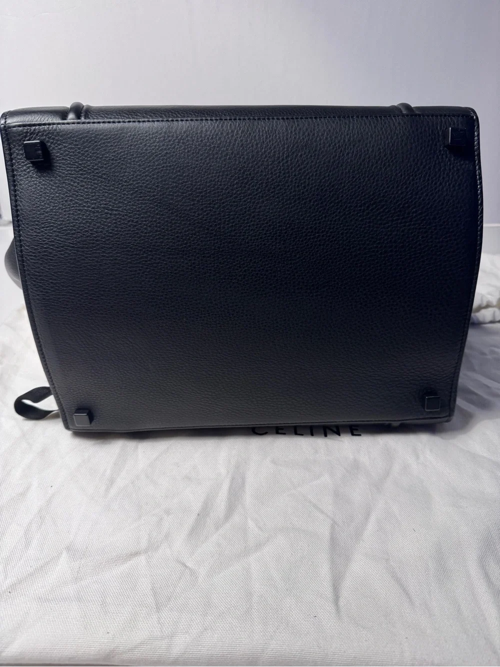 CELINE LUGGAGE MEDIUM TOTE BAG BLACK AUTHENTIC 2017